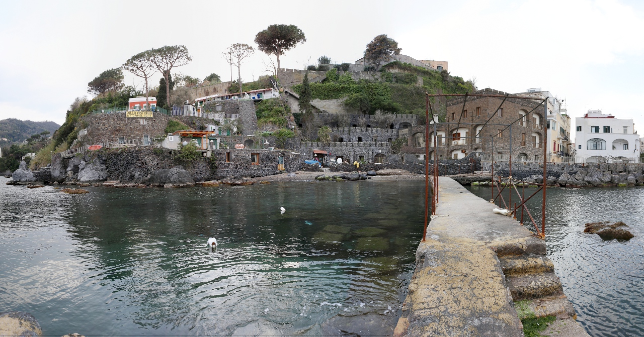 Ischia Ponte. Piazzale Delle Alghe (Square of algae) Ischia Ponte. Piazzale Delle Alghe (Square of algae)
